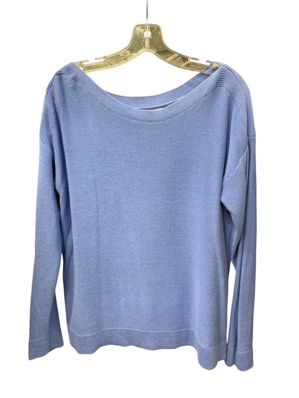 Reitmans Light Blue Scoop Neck Knit Sweater Size L